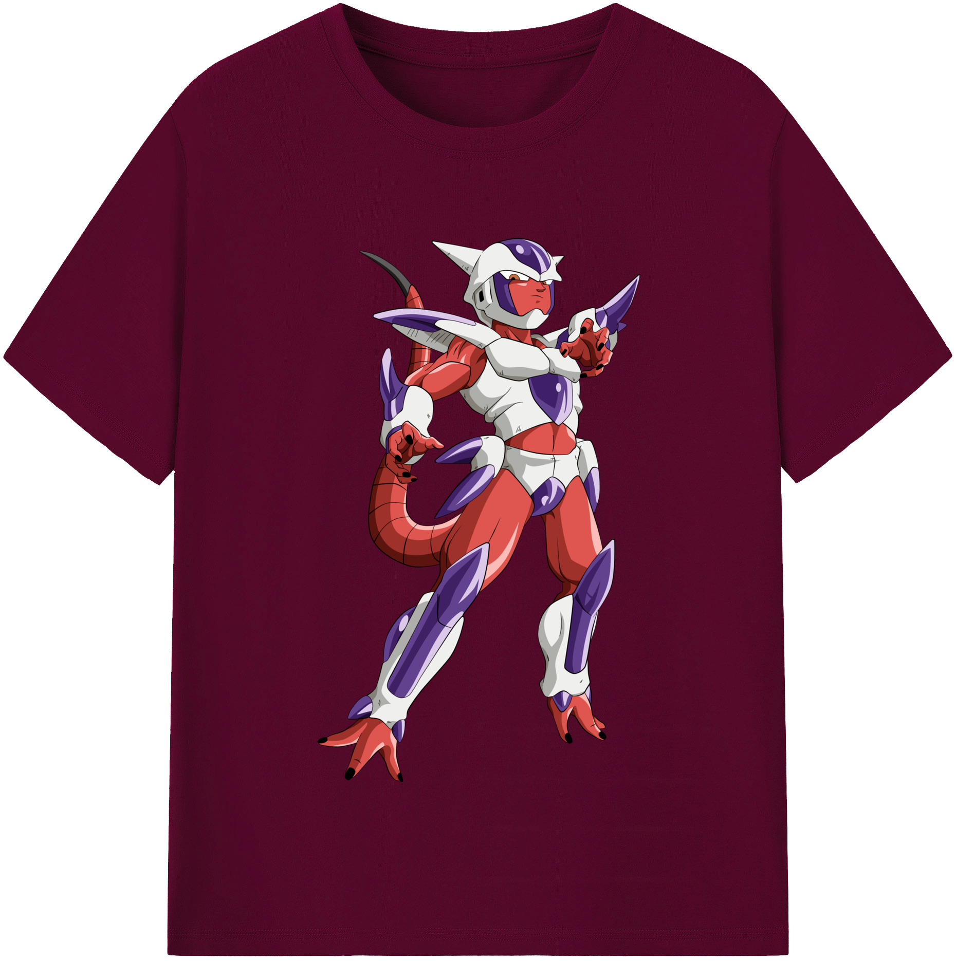 （画像用） ドラゴンボール フリーザ DRAGON BALL Frieza レディースカジュアルプリントTシャツ（綿100％）